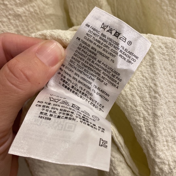 Toteme Wide Sleeve Crepe Blouse - Picture 7 of 7